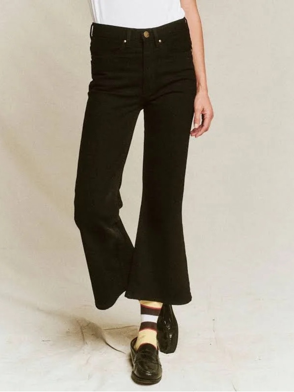 The Great. • The Kick Bell Jean in Black NWOT